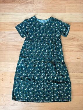 Green Floral Dress